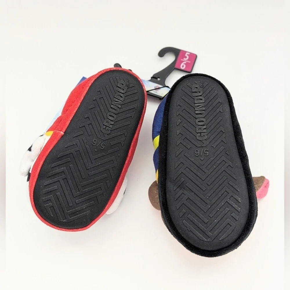 NWT Nickelodeon Paw Patrol Unisex Kids' (Size 5-6) Plush Slide-In Slippers